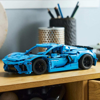 LEGO TECHNIC CHEVROLET CORVETTE STINGRAY BLUE 9+ 