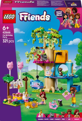 LEGO LEGO FRIENDS MAČJA ZABAVA I KUĆICA NA DRVETU 6+ 