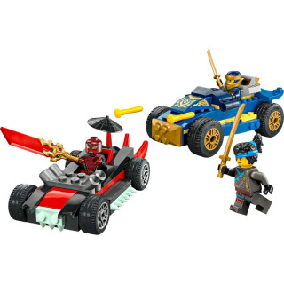 LEGO NINJAGO DVOBOJ TRKAĆIH AUTOMOBILA ROGUE  vs DRIXA 4+ 