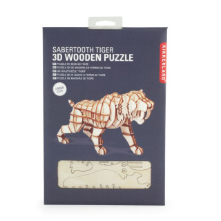 DRVENE PUZZLE TIGAR 3D 