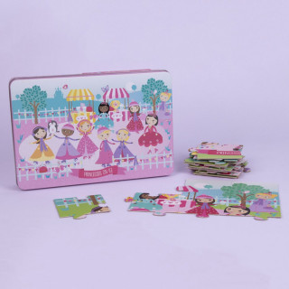 PUZZLE  XL PRINCEZA 24  KOM U METALNOJ KUTIJI 