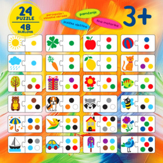 EDU PUZZLE SPAJANJE BOJA 