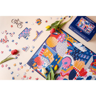Puzzle,Amsterdam,1000 pcs,chipboard 