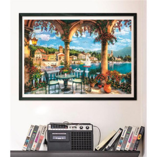 PUZZLE 1000 HQC BALCONY VIEW OF LAKE COMO COMPACT 