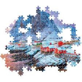 PUZZLE 500 HQC HAMNOY VILLAGE COMPACT 