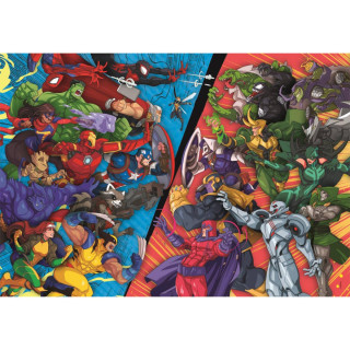 PUZZLE 104 MARVEL HEROES VS VILLAINS 