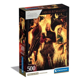 PUZZLE 500 HOUSE OF DRAGON COMPACT 