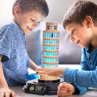CUBIC FUN PUZZLE LEANING TOWER OF PISA NIGHT 