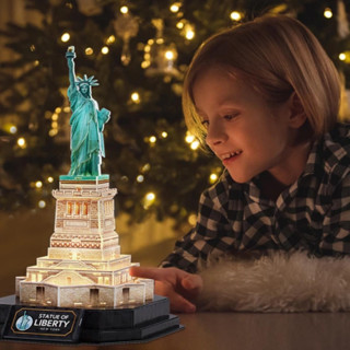 CUBIC FUN PUZZLE STATUE OF LIBERTY NIGHT ED 
