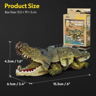 PUZZLE CUBIC FUN CROCODILE 