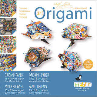 Art-Origami, Gaudi, Tortoise, 20 shee 11362 