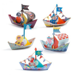 ORIGAMI FLOATING BOATS 