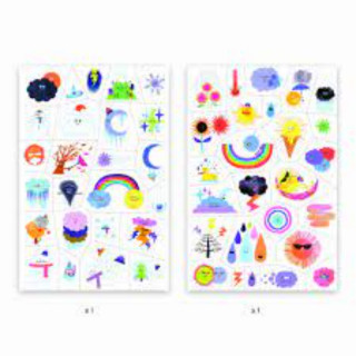 NALJEPNICE TATOO - Weather emojis 