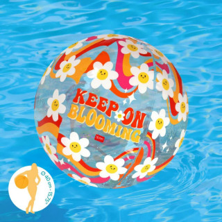 LOPTA ZA PLAŽU  - GLITTER BEACH BALL - DAISY 