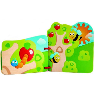 Hape drvena edukativna knjiga H0043 