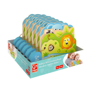 Hape drvena edukativna knjiga divlje životinje H0047 