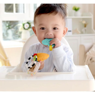 Hape baby ABC set zvečka, glodalica H0129 