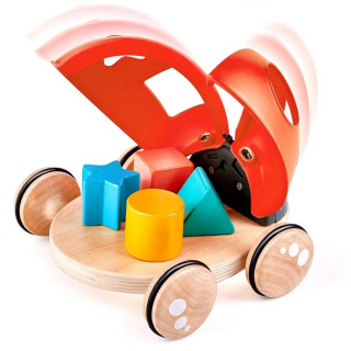 Hape igračka na povlačenje sa oblicima bubamara H0364 