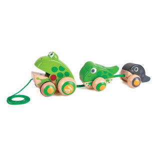 Hape igračka na povlačenje žaba H0365 