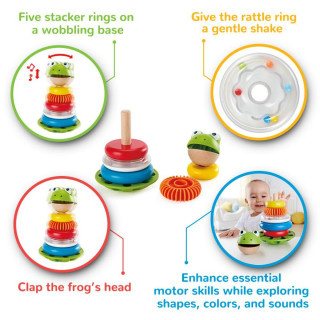 Hape dindolino slagalica Mr.Frog H0457 