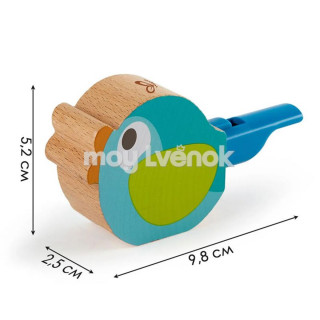 Hape pištaljka Turquoise Bird H0472 
