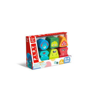 Hape drveni blokovi slagalice Monster H0495 
