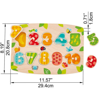 Hape drvena slagalica brojevi H1404 