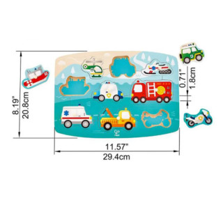 Hape drvena slagalica Emergency H1406 