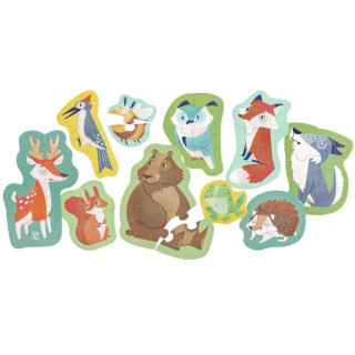 Hape puzzle divlje životinje H1650 