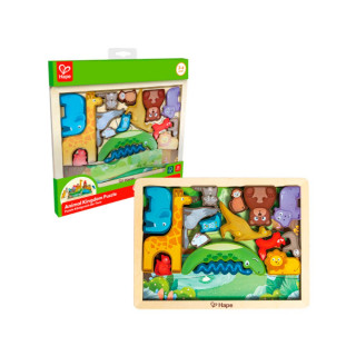 Hape drvene puzzle životinjsko carstvo H1656 