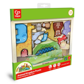 Hape drvene puzzle životinjsko carstvo H1656 