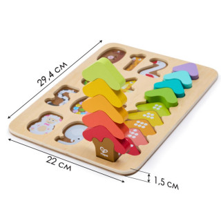 Hape drvene puzzle boje i brojevi H1657 