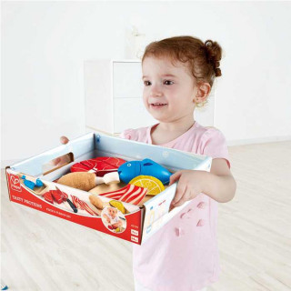 Hape drveni set za igru meso i riba H3155 