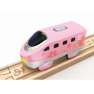 Hape lokomotiva na bateriju-roze H3787 