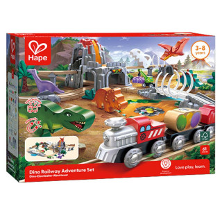 Hape set avantura sa dinom i željeznicom H3795 