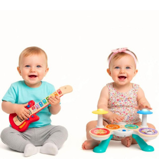 Hape magični muzički set bubanj i gitara H800910 