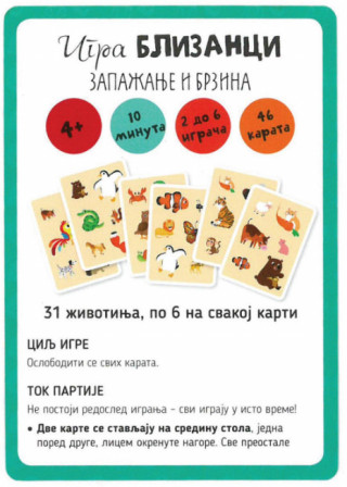 Igra BLIZANCI – Zapažanje i brzina 