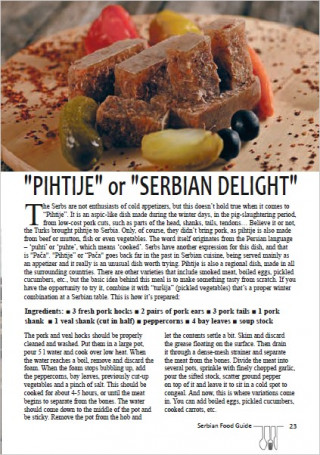 Serbian food guide 