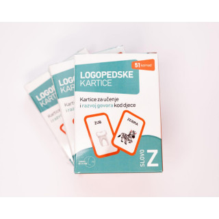 LOGOPEDSKE KARTICE-SLOVO Z-LATINICA 