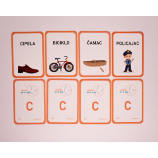 LOGOPEDSKE KARTICE-SLOVO C-LATINICA 