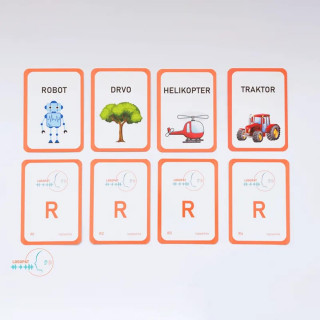 LOGOPEDSKE KARTICE-SLOVO R-LATINICA 