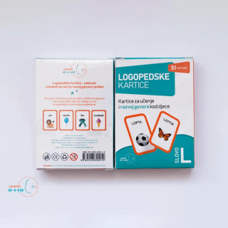 LOGOPEDSKE KARTICE-SLOVO L-LATINICA 
