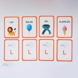 LOGOPEDSKE KARTICE-SLOVO L-LATINICA 