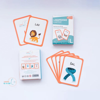 LOGOPEDSKE KARTICE-SLOVO L-LATINICA 