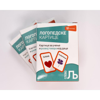 LOGOPEDSKE KARTICE-SLOVO LJ-ĆIRILICA 