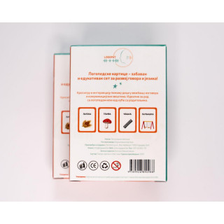 LOGOPEDSKE KARTICE-SLOVO LJ-ĆIRILICA 