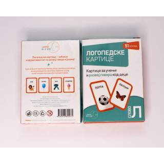 LOGOPEDSKE KARTICE-SLOVO L-ĆIRILICA 