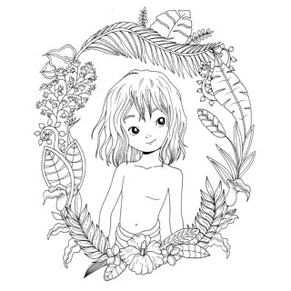 Knjiga o džungli - bojanka 