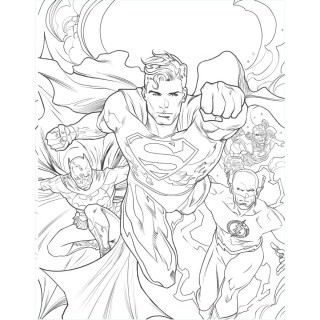 DC junaci - bojanka 