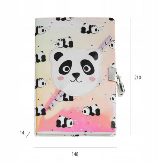 DNEVNIK HOLOGRAPHIC PANDA B2F 